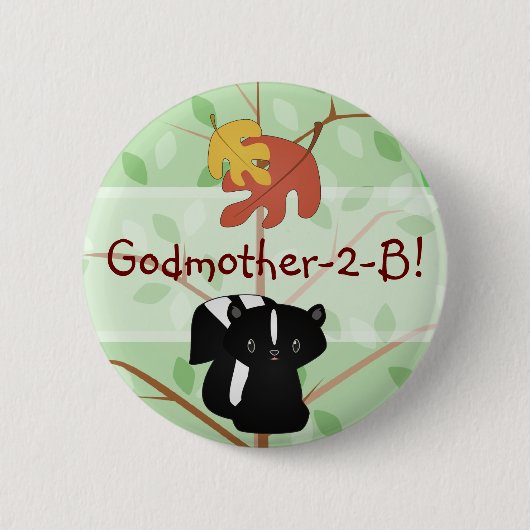 WaldStinktier-Knopf Button (Vorderseite)