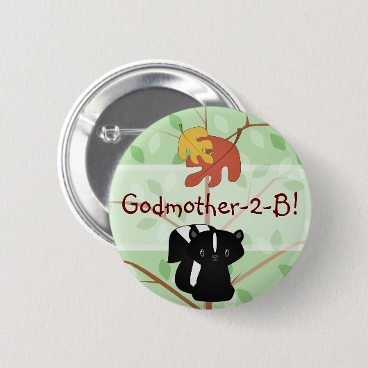 WaldStinktier-Knopf Button (Vorne & Hinten)