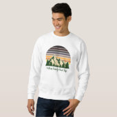 Waldstraßenreise Coole Familienart Sweatshirt (Vorne ganz)