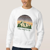 Waldstraßenreise Coole Familienart Sweatshirt (Vorderseite)