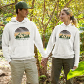 Waldstraßenreise Coole Naturfamilie Hoodie