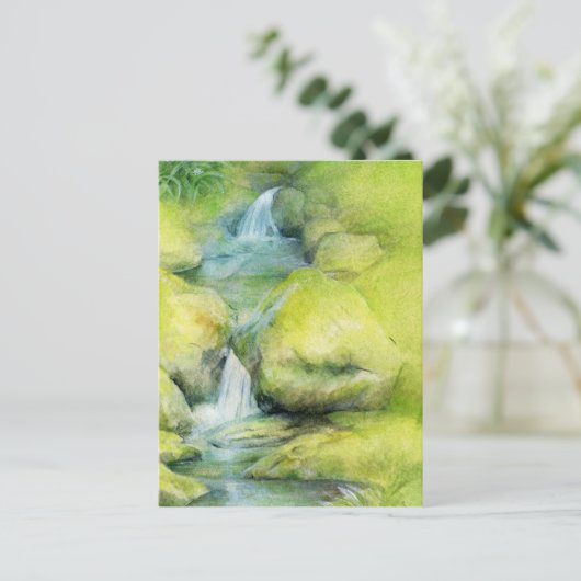 Waldstromkaskade Postkarte (Stehend Vorderseite)