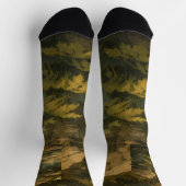 Waldstruktur-Crew-Socken Socken (Oben)