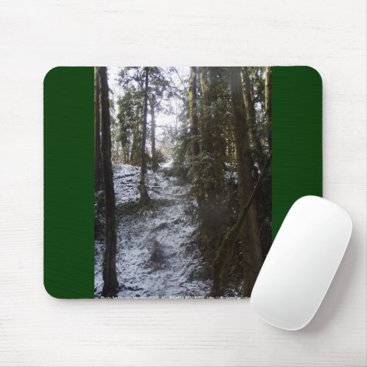 Waldsun-Strahlen im Schnee #53 Mousepad (Mit Mouse)