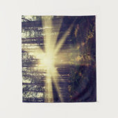 WaldSunbeams Wandteppich (Vorderseite)