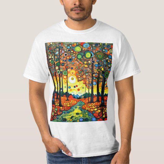 WaldSunset 3 T-Shirt (Vorderseite)