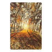 WaldSunset Mini Klemmbrett (Rückseite)