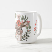 WaldSüssen - süße Rotwild Kaffeetasse (VorderseiteRechts)