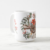WaldSüssen - süße Rotwild Kaffeetasse (Vorderseite Links)