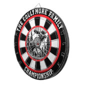 Waldszene in Ziel Dartscheibe (Vorderseite rechts)