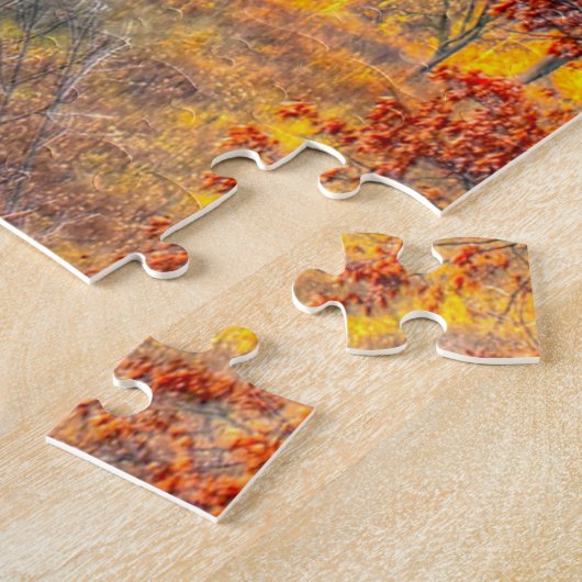 Waldszene Wisconsin. Jigsaw Puzzle (Seite)