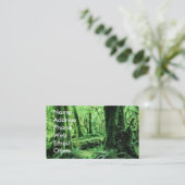 Waldszenen-Visitenkarte Visitenkarte (Stehend Vorderseite)