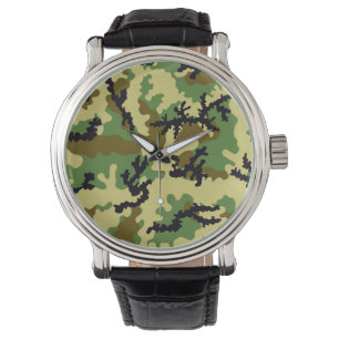 Waldtarnung Armbanduhr