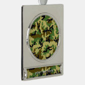 Waldtarnung Banner-Ornament Silber (Rechts)