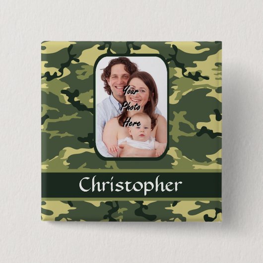 Waldtarnung Button (Vorderseite)