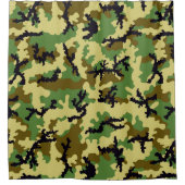 Waldtarnung Duschvorhang (Vorderseite)