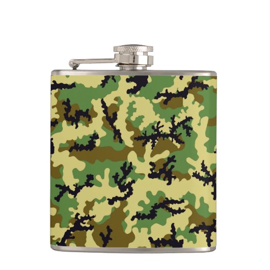 Waldtarnung Flachmann (Vorderseite)