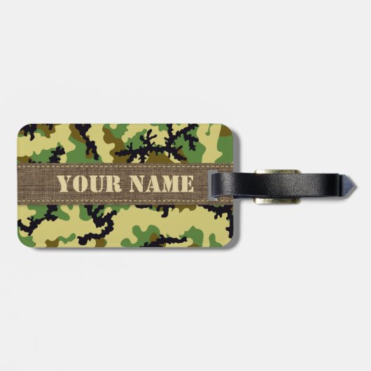 Waldtarnung Gepäckanhänger (Rückseite horizontal)