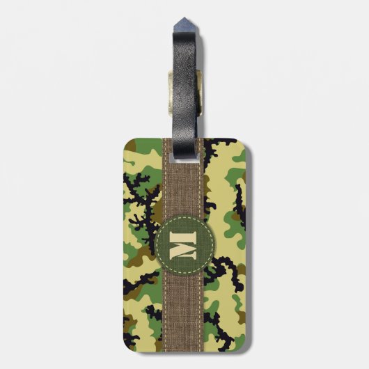 Waldtarnung Gepäckanhänger (Rückseite vertikal)