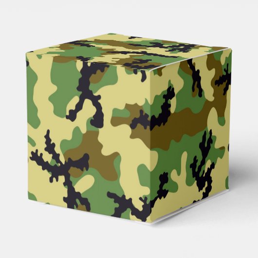 Waldtarnung Geschenkschachtel (Rückseite)