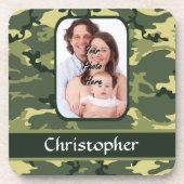 Waldtarnung Getränkeuntersetzer (Vorderseite)