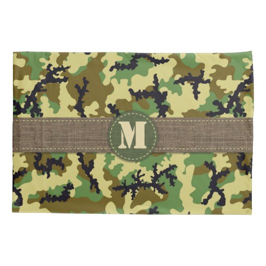 Waldtarnung Kissenbezug (Rückseite)