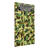 Waldtarnung Mini Klemmbrett (Schrägansicht)