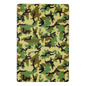 Waldtarnung Mini Klemmbrett (Rückseite)