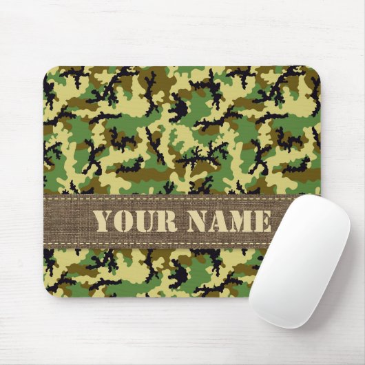 Waldtarnung Mousepad (Mit Mouse)