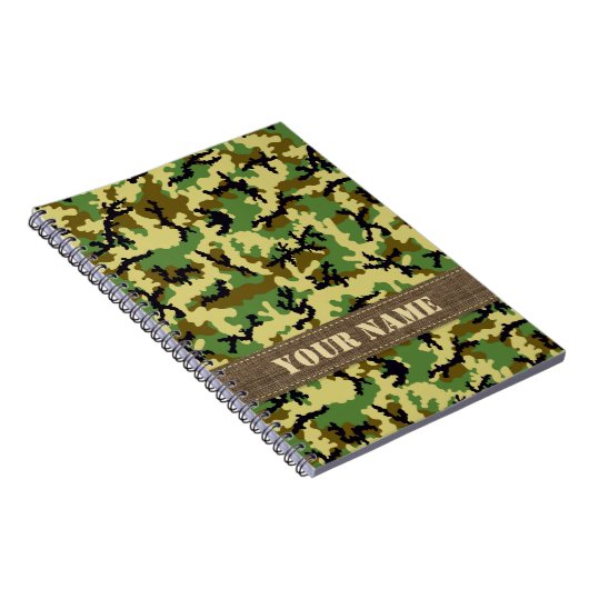 Waldtarnung Notizblock (Rechte Seite)