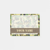 Waldtarnung Post-it Klebezettel (Vorderseite)