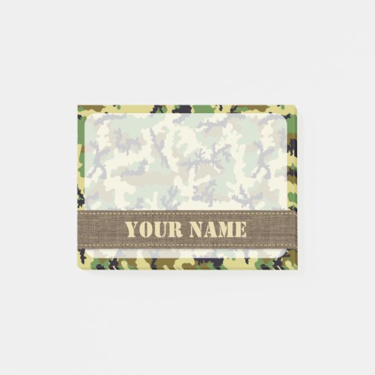 Waldtarnung Post-it Klebezettel (Vorderseite)