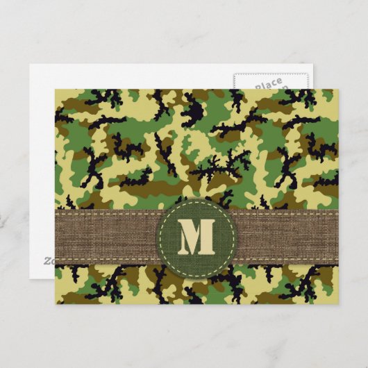 Waldtarnung Postkarte (Vorne/Hinten)