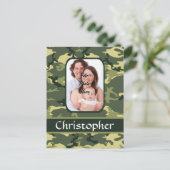 Waldtarnung Postkarte (Stehend Vorderseite)