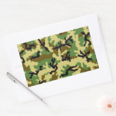 Waldtarnung Rechteckiger Aufkleber (Umschlag)