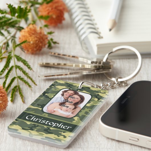 Waldtarnung Schlüsselanhänger (Vorderseite rechts)
