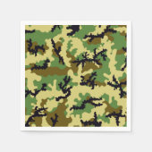 Waldtarnung Serviette (Vorderseite)