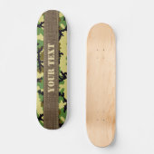 Waldtarnung Skateboard (Vorderseite)