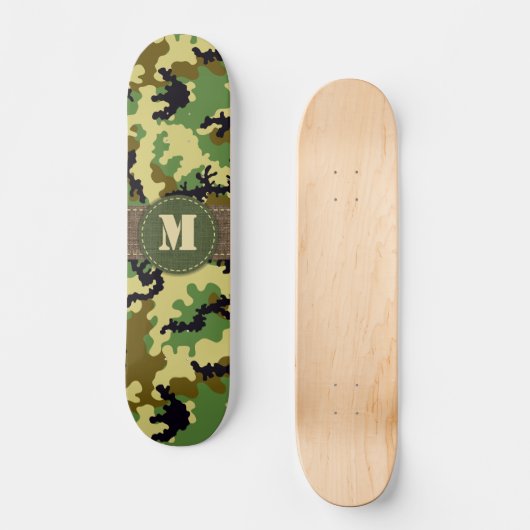 Waldtarnung Skateboard (Vorderseite)