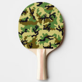 Waldtarnung Tischtennis Schläger (Rückseite)