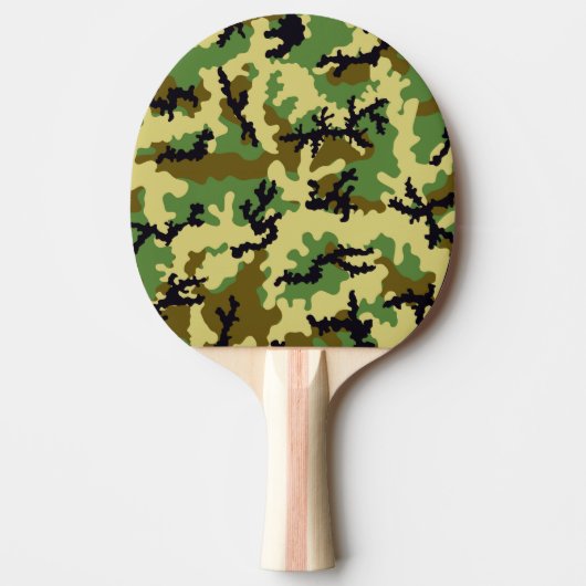 Waldtarnung Tischtennis Schläger (Vorderseite)