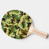 Waldtarnung Tischtennis Schläger (Seitenansicht)