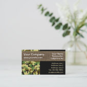 Waldtarnung Visitenkarte (Stehend Vorderseite)