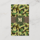 Waldtarnung Visitenkarte (Rückseite)