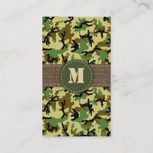 Waldtarnung Visitenkarte (Rückseite)