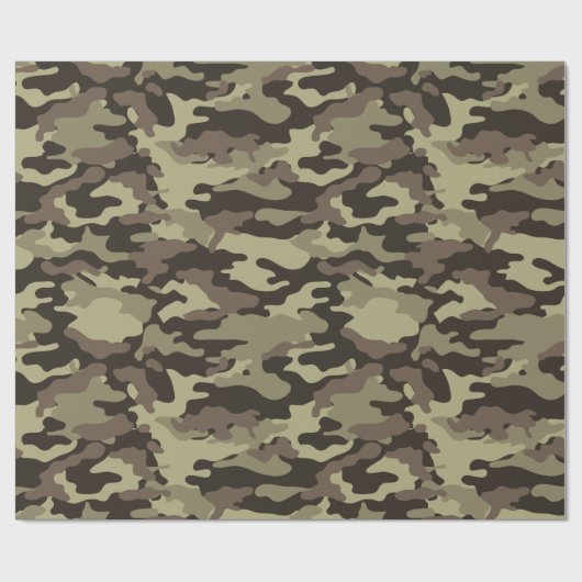 Waldtarnungs-stilvolles Muster Geschenkpapier (Flach)