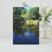 Waldteich Karte (Stehend Vorderseite)