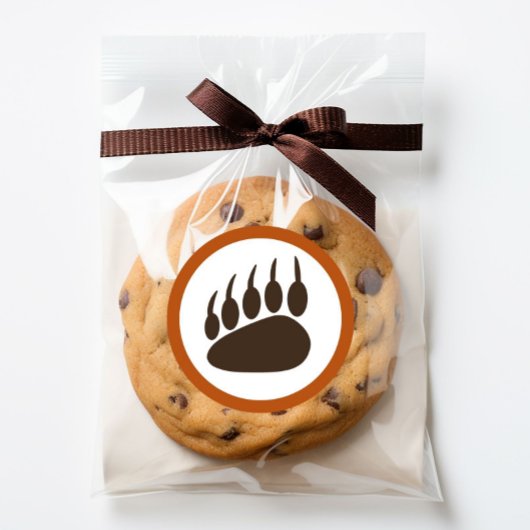 Waldthema Geburtstagsaufkleber - Bären Runder Aufkleber