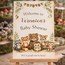 Waldthema-Zauberhafte Waldtiere-Baby-Party