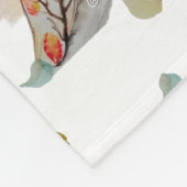 Waldthemen-Baby-Flanelldecke Fleecedecke (Ecke)